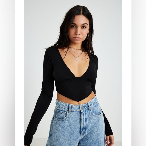 Garage Black Handkerchief Long sleeve - Picture 3 of 3